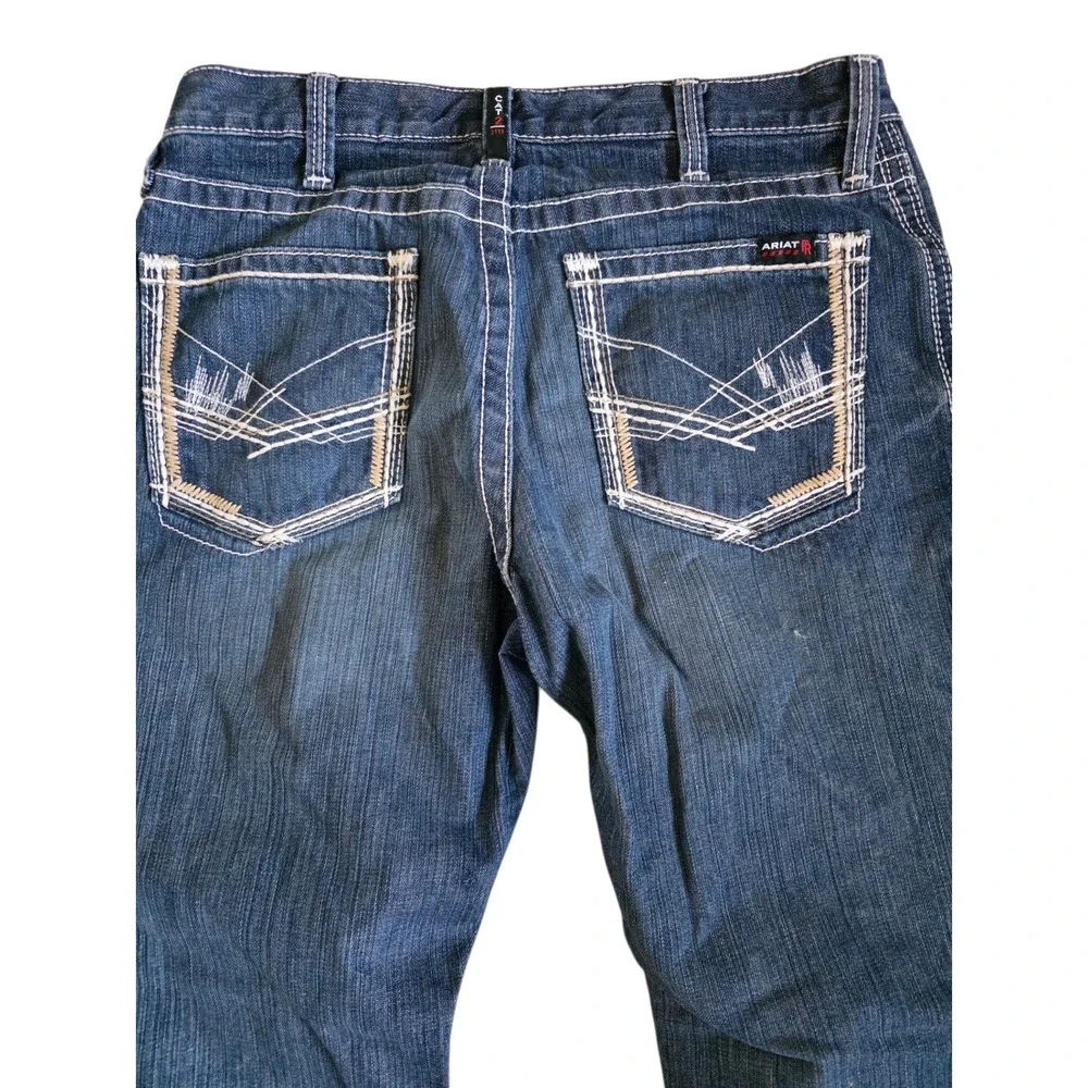 Ariat M4 Relaxed Boot Cut FR Jeans Mens 31x30 Blue Flame Resistant CAT 2 Denim